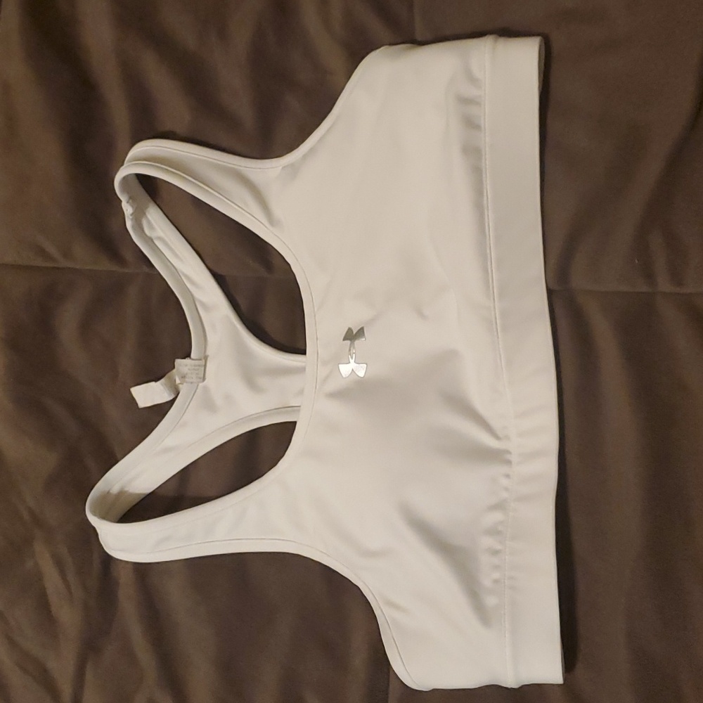 Under Armour Sports Bra in White